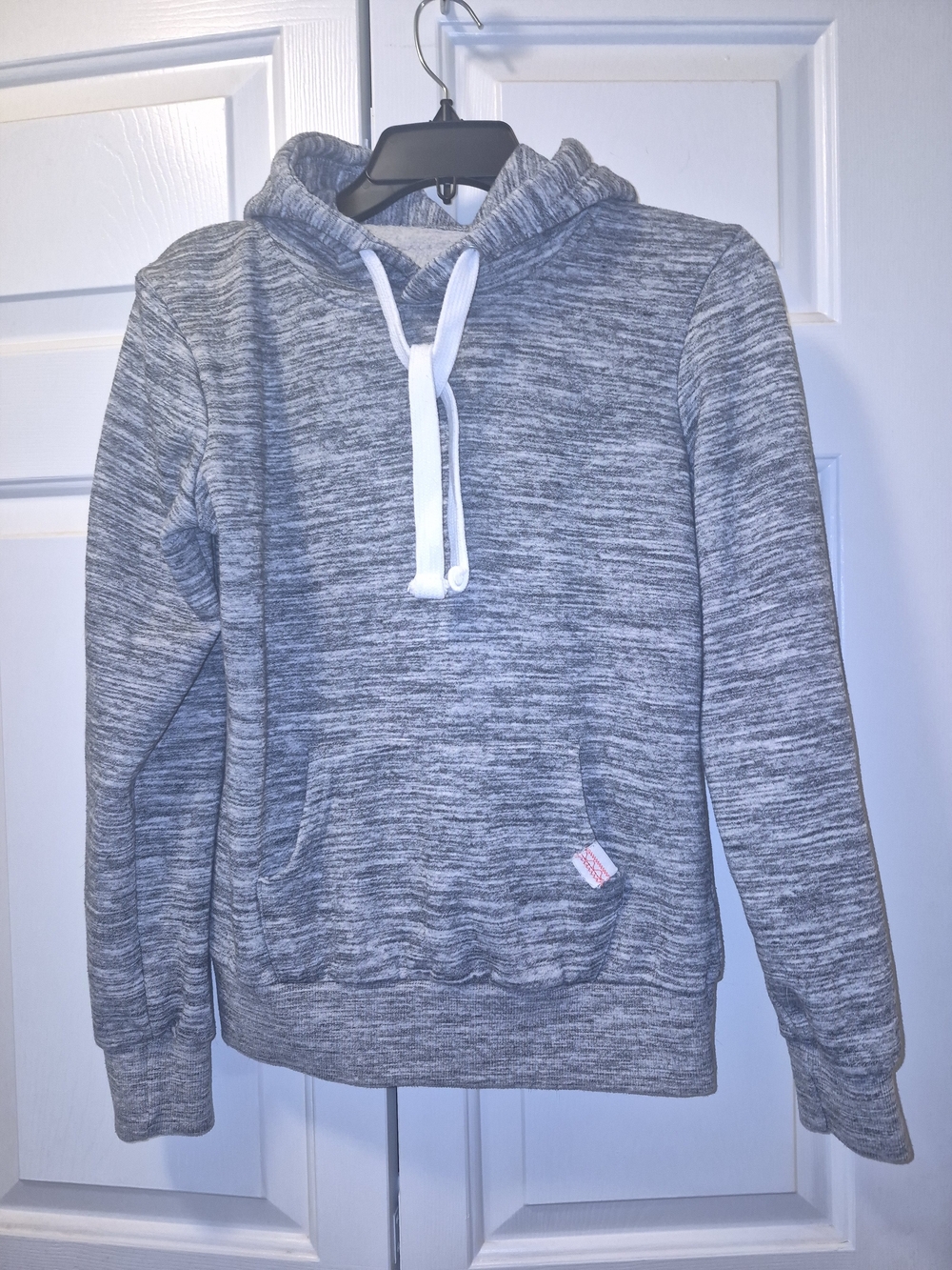 RELAX Ladies' Heather Gray Hooded Pullover Sweatshirt sz SM